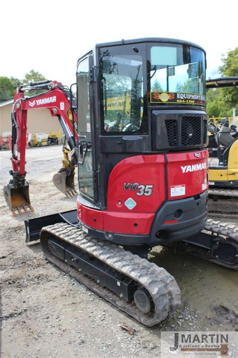 yanmar vio35 3 mini excavator|yanmar 35 excavator for sale.